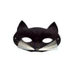 Katzenvisier zwart | Black Cat Eye Mask - carnavalstore.de