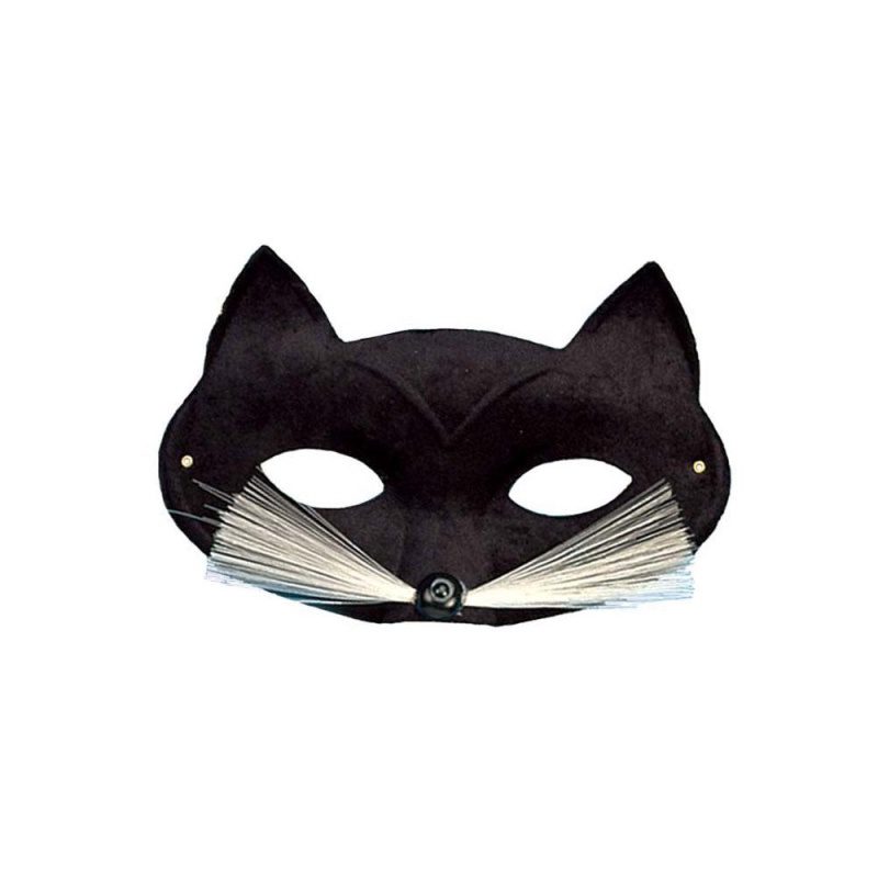 Katzenvisier schwarz | Máscara de olho de gato preto - carnavalstore.de