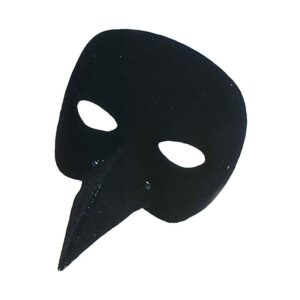 Antifaz para ojos negros Satirico - carnivalstore.de