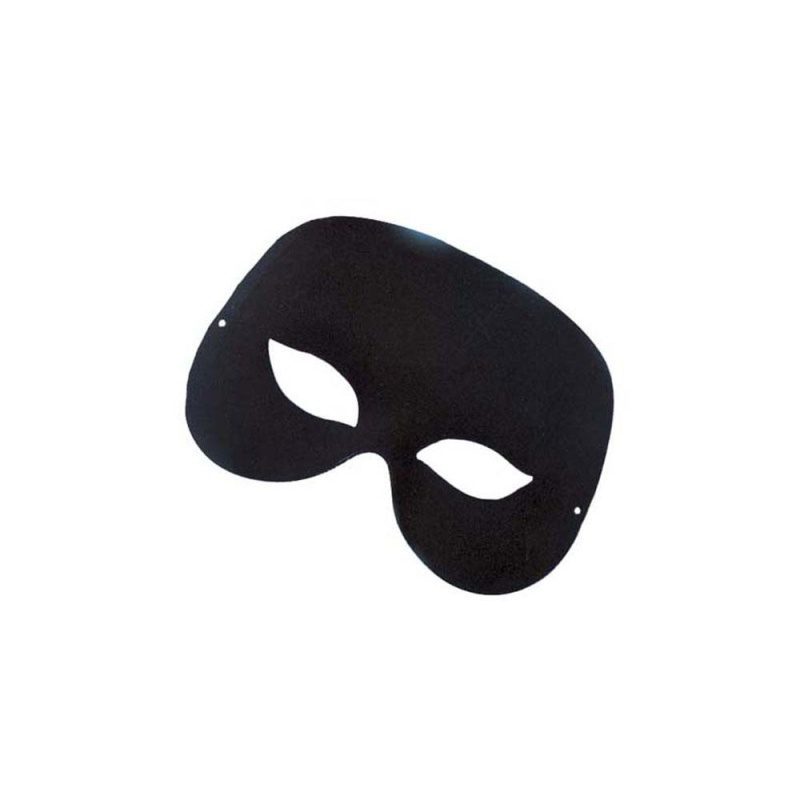 Cocktail Masquerade Øjenmaske | Cocktail Black Eye Mask - carnivalstore.de