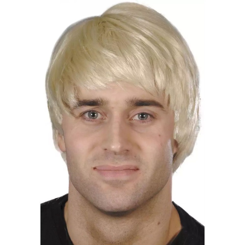 Guy perruque blonde courte