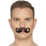 Imperial Mustasch Brun Handknuten