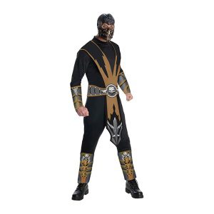 Mortal Kombat Scorpion kostüüm täiskasvanutele