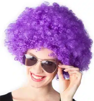 Afro Wig Purple