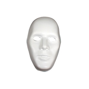 Masque robotique blanc | Masque de robot blanc - carnivalstore.de