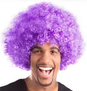 Afro Wig Purple