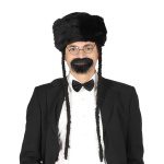 Russische Fellmütze Hut für Erwachsene Schwarz | Orthodox Hat - carnivalstore.de