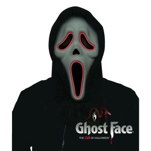 EL Ghostface-Maske | EL Ghostface Maske - carnivalstore.de