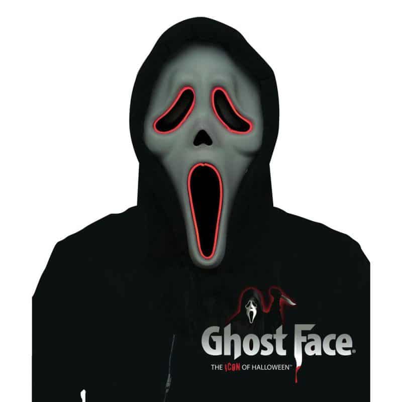 Máscara EL Ghostface | Máscara EL Ghostface - carnavalstore.de