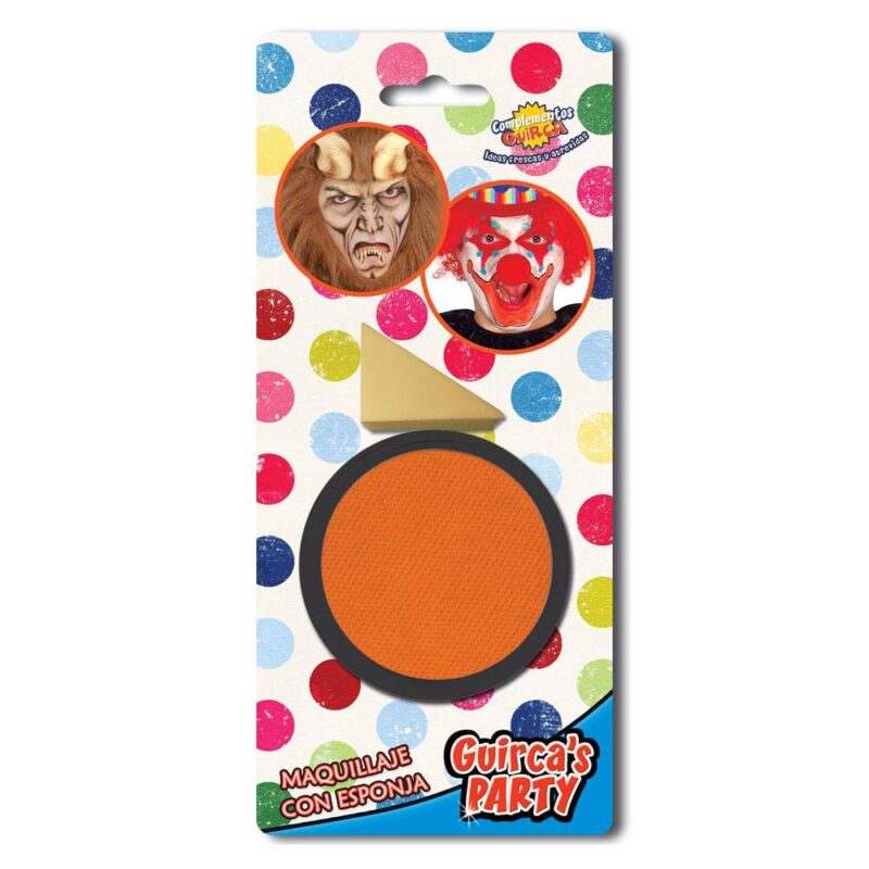 Make up Schminke mit Schwamm 9g | Makeup With Sponge 9 Gr - carnivalstore.de
