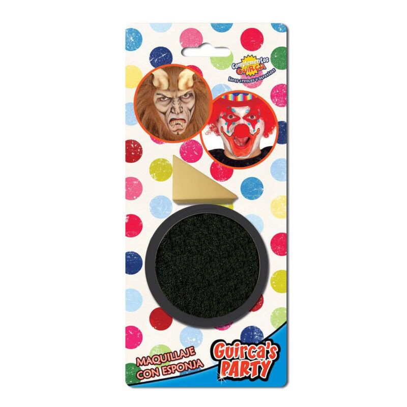 Make up Schminke mit Schwamm 9g | Makeup With Sponge 9 Gr - carnivalstore.de