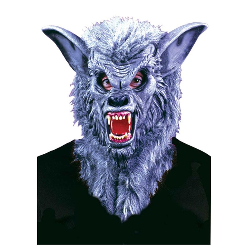 Maschera da lupo mannaro con denti - Carnivalstore.de