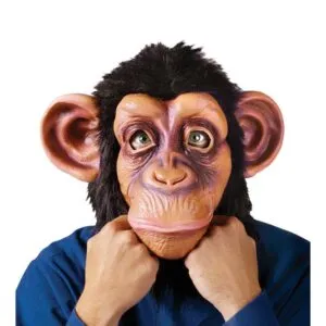 Komická maska ​​šimpanza - carnivalstore.de