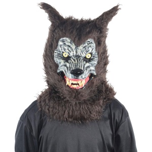 Maschera da lupo mannaro con bocca mobile - Carnivalstore.de