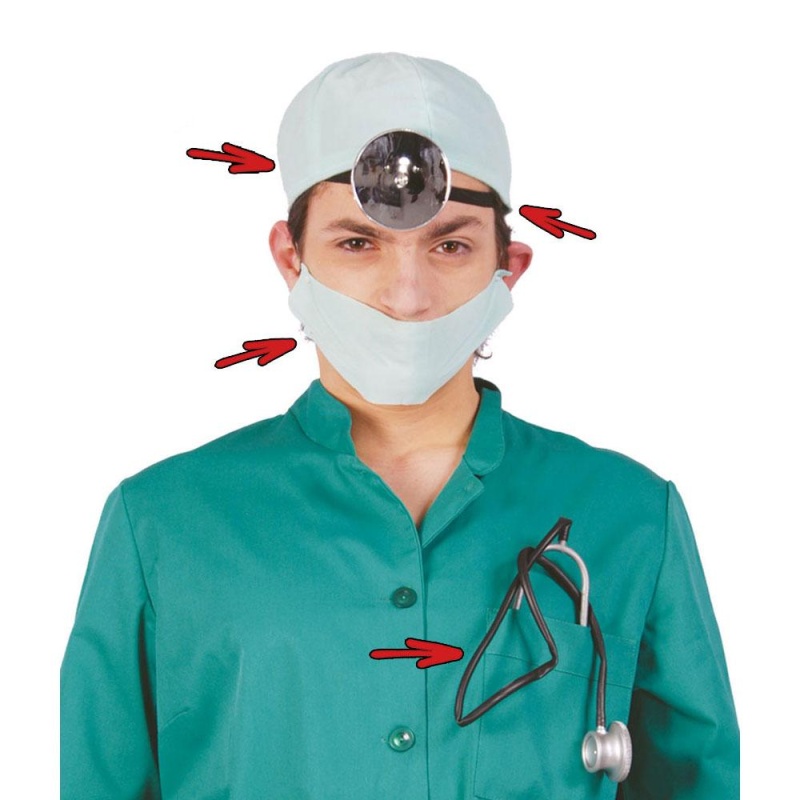Lékařský set | Doctors Dress Up Kit - carnivalstore.de