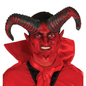 Hörner Horn Teufel Dämon Rot Halovīni šausmu ballīte Ungeheuer Monster | Sātana ragi 20 cm - carnivalstore.de