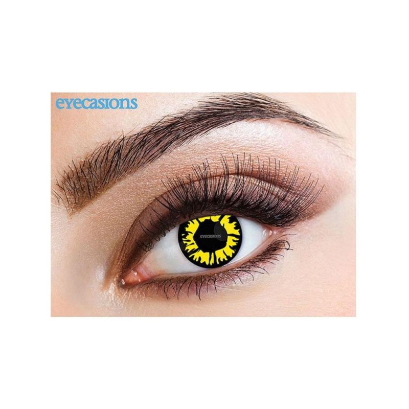 Daily Explosion Gelbe Kontaktlinsen nur 1 Tag verwenden - carnivalstore.de
