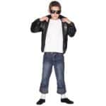 T-Bird Jacke Schwarz mit Grease-Logo | Grease T Birds Jacket Black With Logo - carnivalstore.de