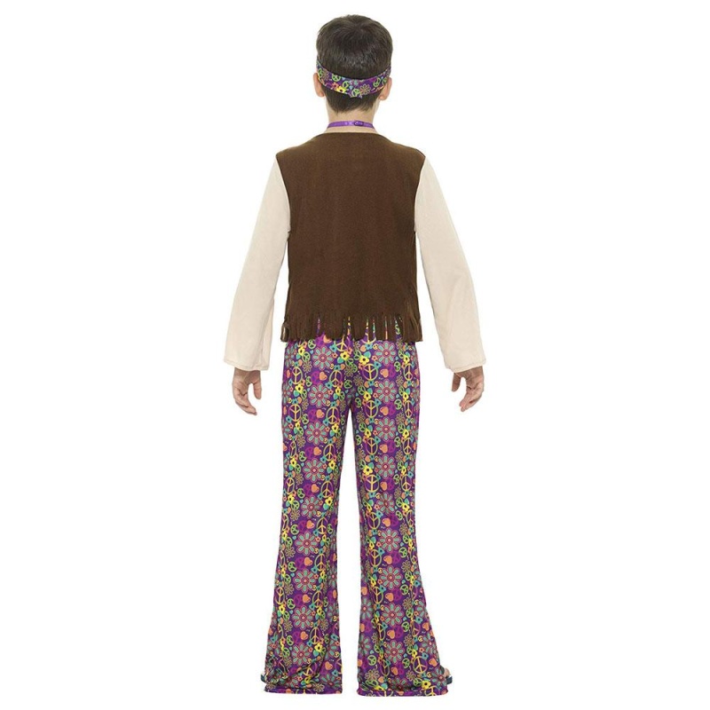 Hippie-Kostüm für Kinder | Πολύχρωμη στολή αγοριών hippie - carnivalstore.de