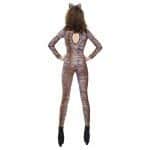 Body met Tiger-Print bruin | Bodysuit Tijgerprint Bruin - carnavalstore.de