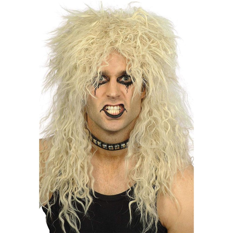 Herren Hardrocker Perücke | Hard Rocker Wig Blond Long Tousled - carnivalstore.de