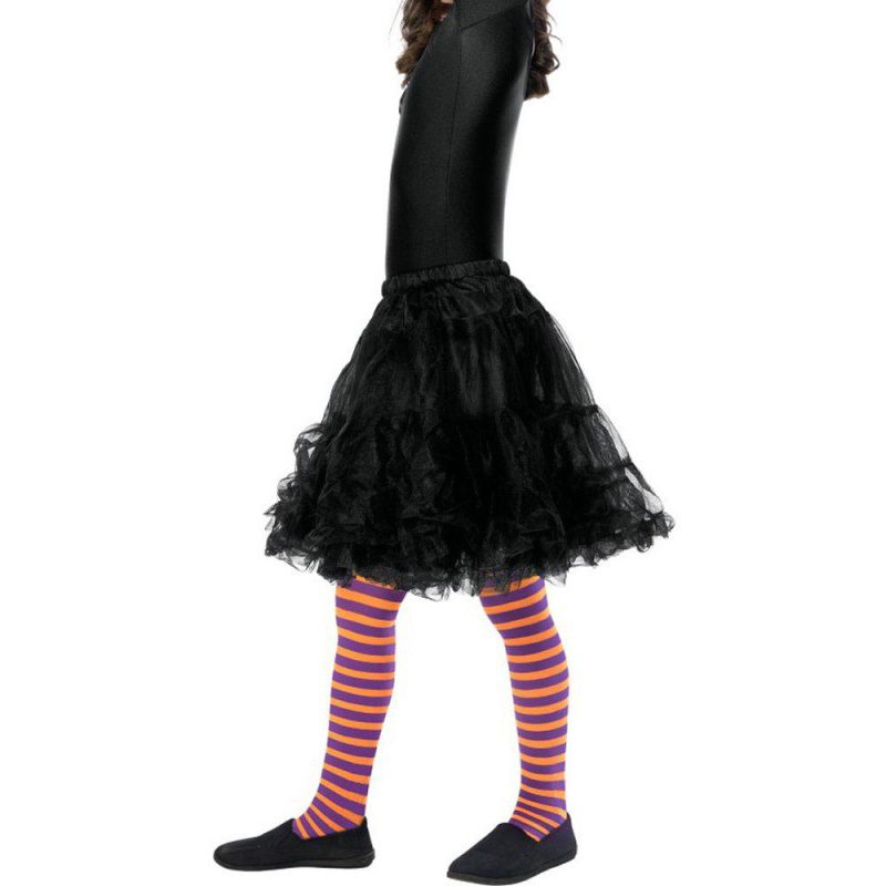 Kinder Mädchen Hexen Strumpfhose | Colanti Wicked Witch Copil - carnivalstore.de