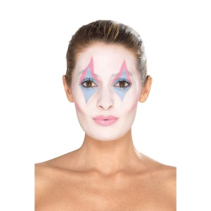 Klovni-meikkisetti für Damen schminke 8-teilig bunt | Make Up Fx Pretty Clown Kit Aqua - carnivalstore.de