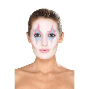 Clown-Make-up Set für Damen schminke 8-teilig bunt | Make Up Fx Pretty Clown Kit Aqua - carnivalstore.de