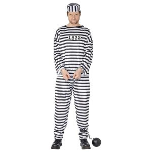 Herren Sträfling Kostüm | Convict Kostüm - carnivalstore.de