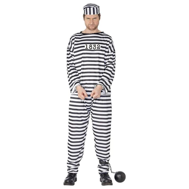 Herren Sträfling Kostüm | Disfraz de convicto - carnivalstore.de