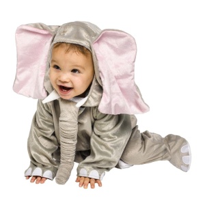 Plusch Elefanten Kostüm | Knuffelolifant kostuum voor peuters - carnavalstore.de