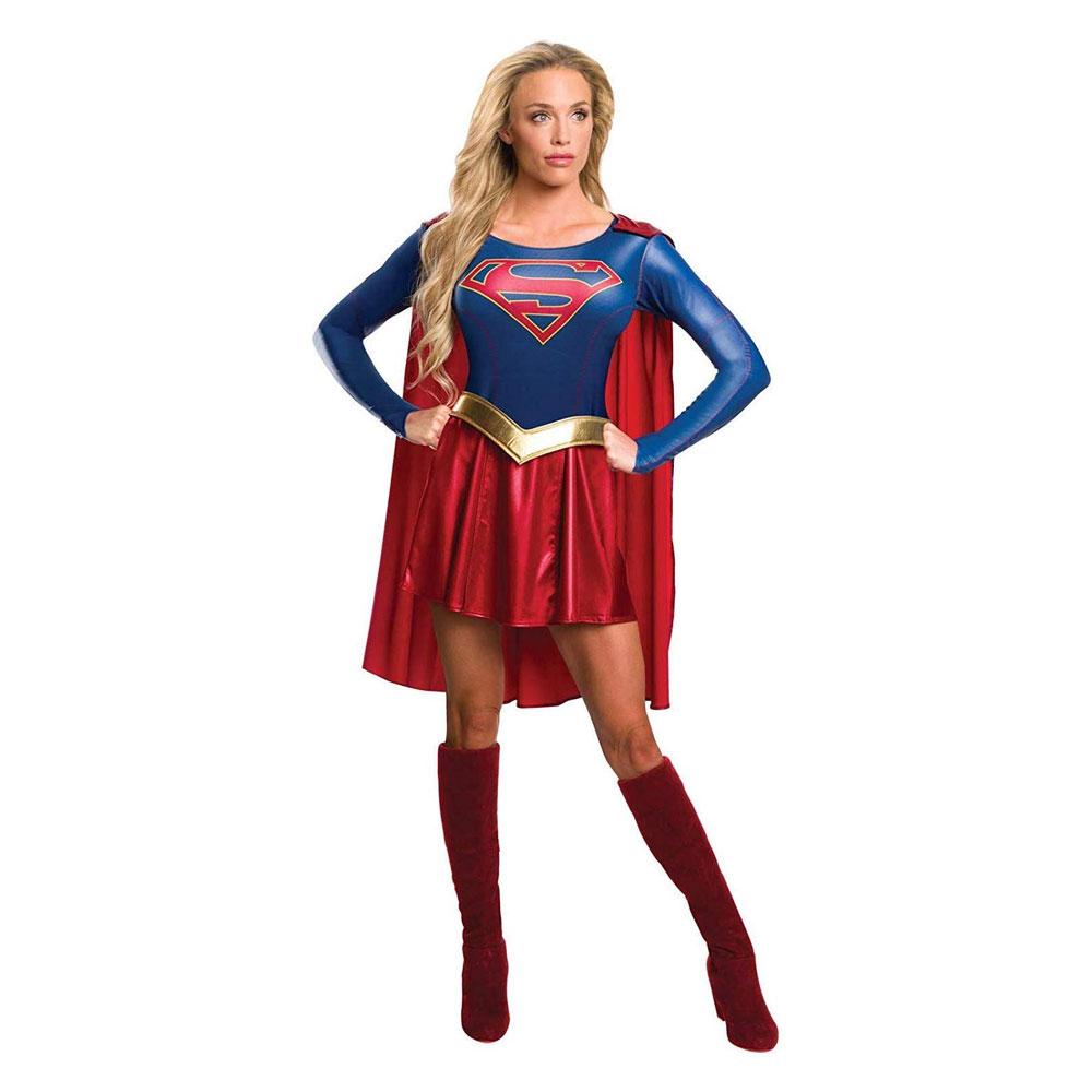 Costume Supergirl rosa da bambina. Consegna express