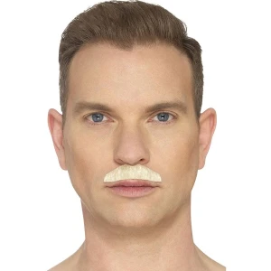 Die Chevron Schnurrbart | Chevron Moustache Blonde Hand Knotted - carnivalstore.de