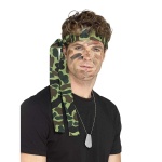 Camouflage Armee-Stirnband | Bandeau militaire camouflage - carnivalstore.de