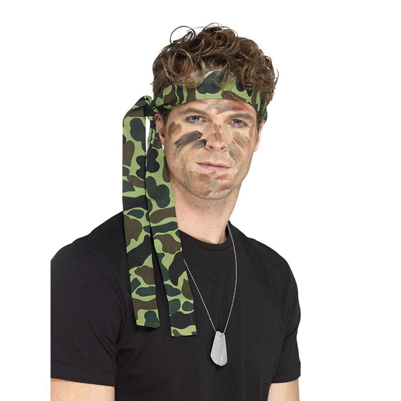 Armee-Stirnband Camouflage | Army Headband Camouflage - carnivalstore.de