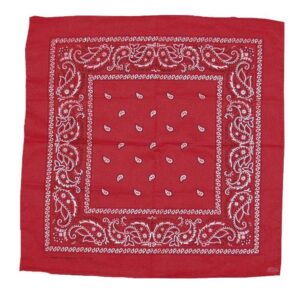 Cowboy-Halstuch Rot Western | Cowboy Bandana Rood Western Design - carnavalstore.de