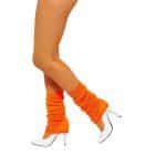 Damen Beinstulpen Orange | Benvarmere Orange Neon - carnivalstore.de