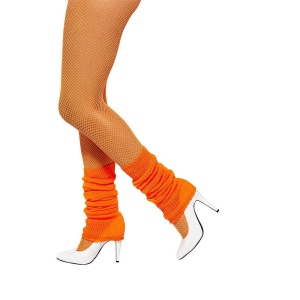 Damen Beinstulpen Orange | Legwarmers Orange Neon - carnivalstore.de