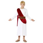 Kinder Römischer Junge Kostüm | Costume Romano Bianco Con Cintura Vestaglia - carnivalstore.de