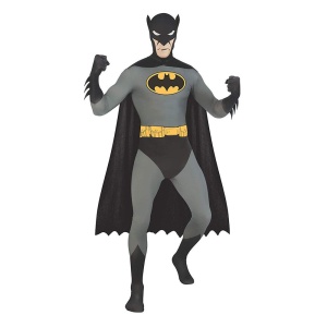 2nd Skin Batman Kostüm | Batman 2nd Skin Combinaison Noire Costume Adulte - carnivalstore.de