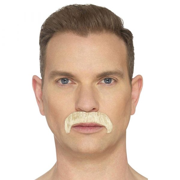 Das Hufeisen Schnurrbart | The Horseshoe Moustache Blonde Hand Knotted - carnivalstore.de