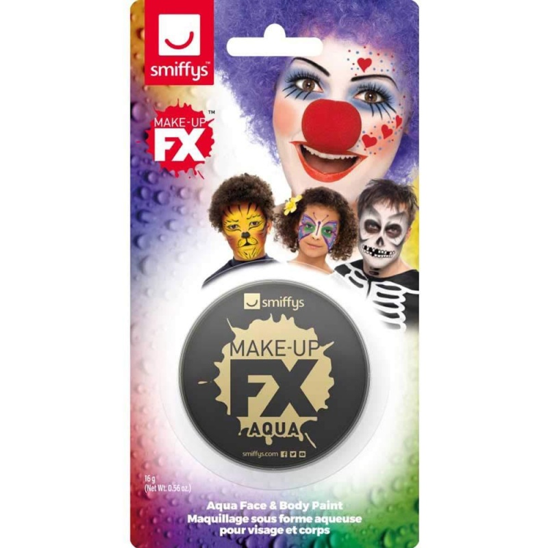 Unisex Make-Up, Gesichtswasser en Körperfarbe | Make Up Fx On Display Card Zwart Aqua - carnavalstore.de