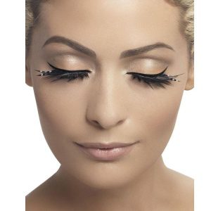 Wimpern Kostüm Frau Kostüm | Řasy Black Top And Bottom Set - carnivalstore.de