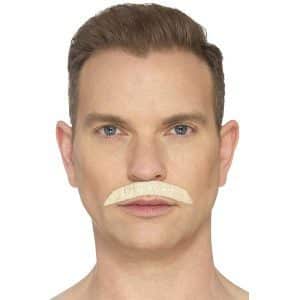 Iconische rockster Schnurrbart | Iconische Rock Star Moustache Blonde Hand Knotte - carnavalstore.de