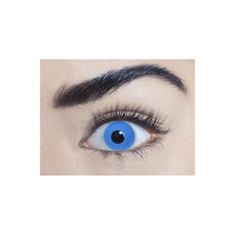 Zombie blauwe contactlens, slechts 1 dag te gebruiken - carnavalstore.de