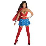 Generique Sexy Wonder Woman Kostüm für Damen | Déguisement Wonder Woman - carnivalstore.de