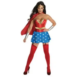 Generique Sexy Wonder Woman Costüm für Damen | Costum Femeia Minune - carnivalstore.de