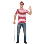 Wo ist Walter Kit mit T-Shirt, Hut und Gläser | Kit d'accessoires officiel unisexe Where's Wally - carnivalstore.de