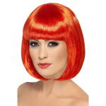 Damen Kinnlanger Bob Perücke mit Pony | Ladies Kinnlanger Bob Wig with Bangs - carnivalstore.de