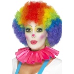 Clown Halskrause pink für Erwachsene | Clown Neck Ruffle Pink - carnivalstore.de
